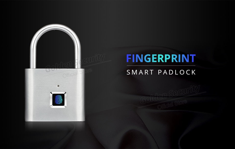 Keyless Fingerprint Smart Padlock - whinnyland gadgets