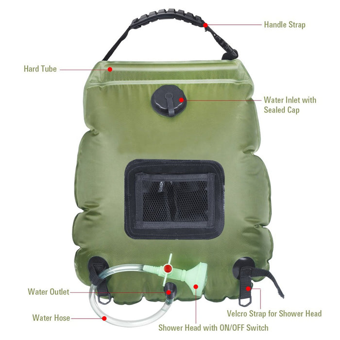 Hiking Camping Shower Bag - whinnyland gadgets