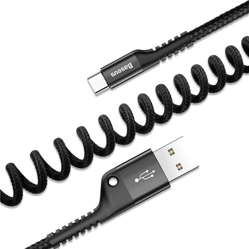 Spring USB Type C Cable - whinnyland gadgets