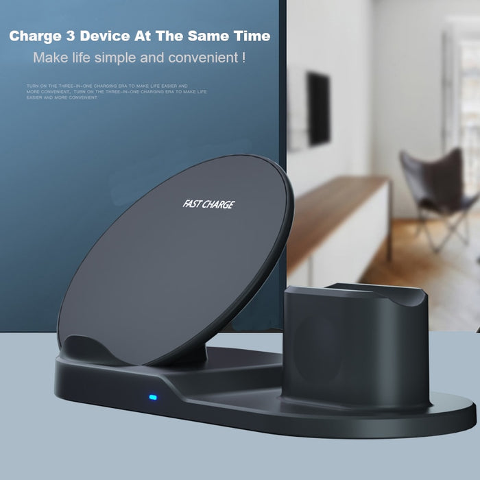 3 In 1 Fast Wireless Charger - whinnyland gadgets
